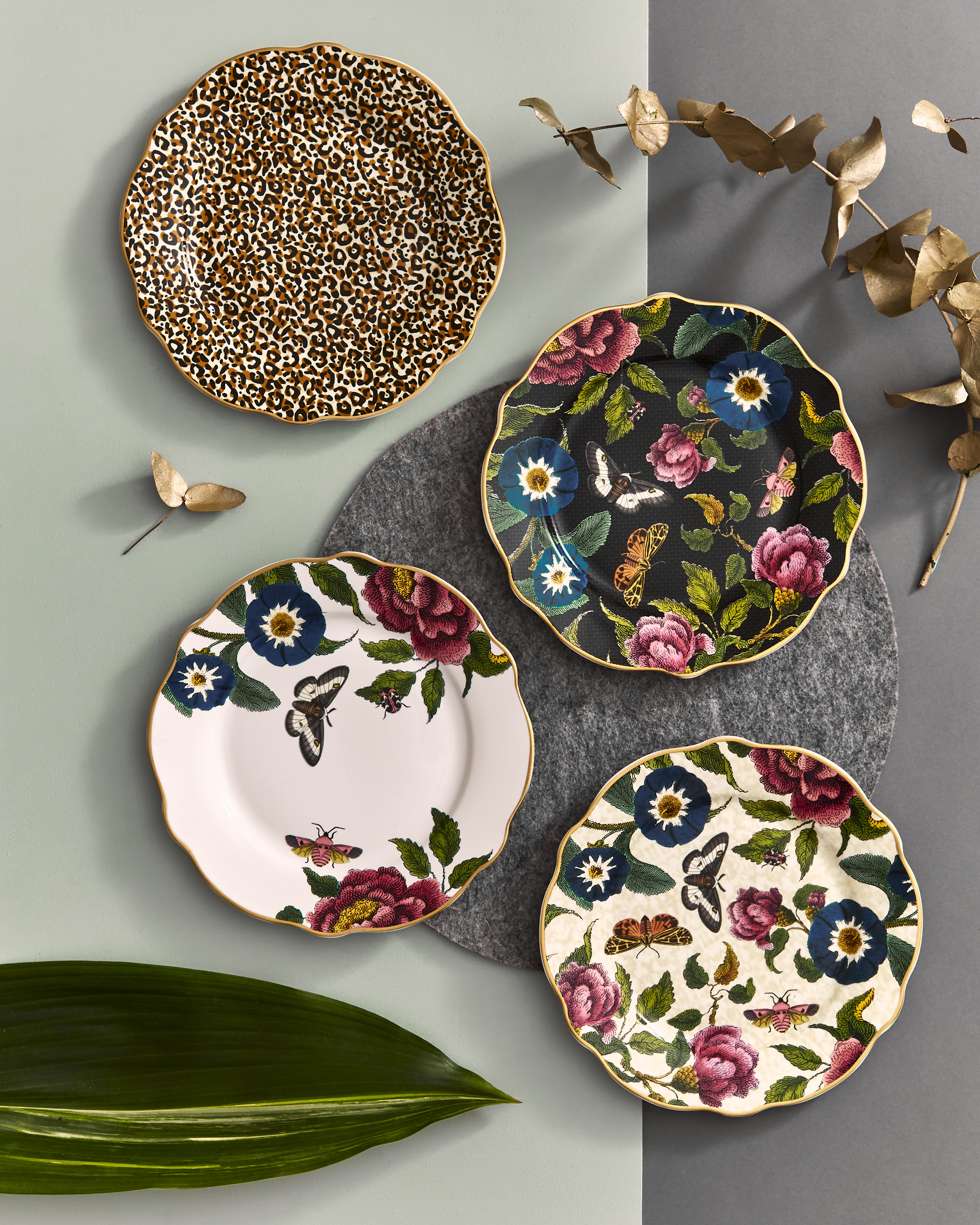 Creatures of Curiosity Dessert Plates Set of 4 (Assorted) image number null
